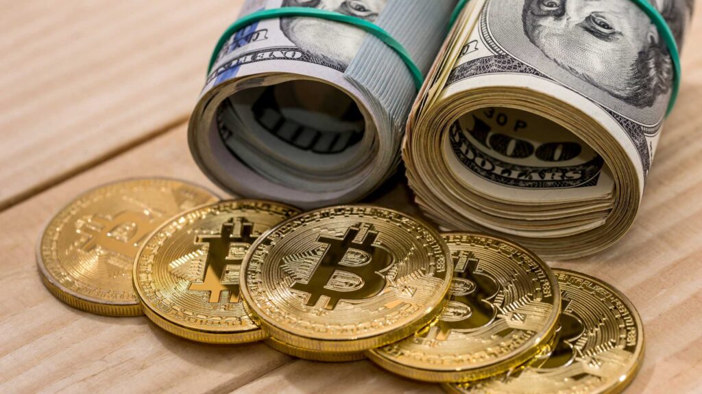 bitcoin and paper currency