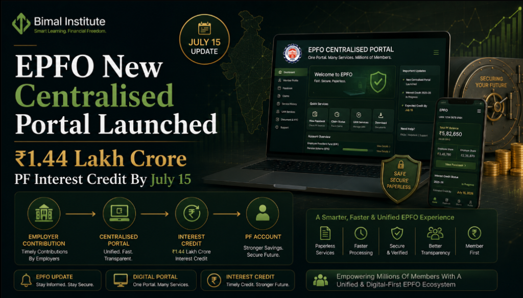 EPFO New Centralised Portal Launched: Rs 1.44 Lakh Crore PF Interest Credit by July 15