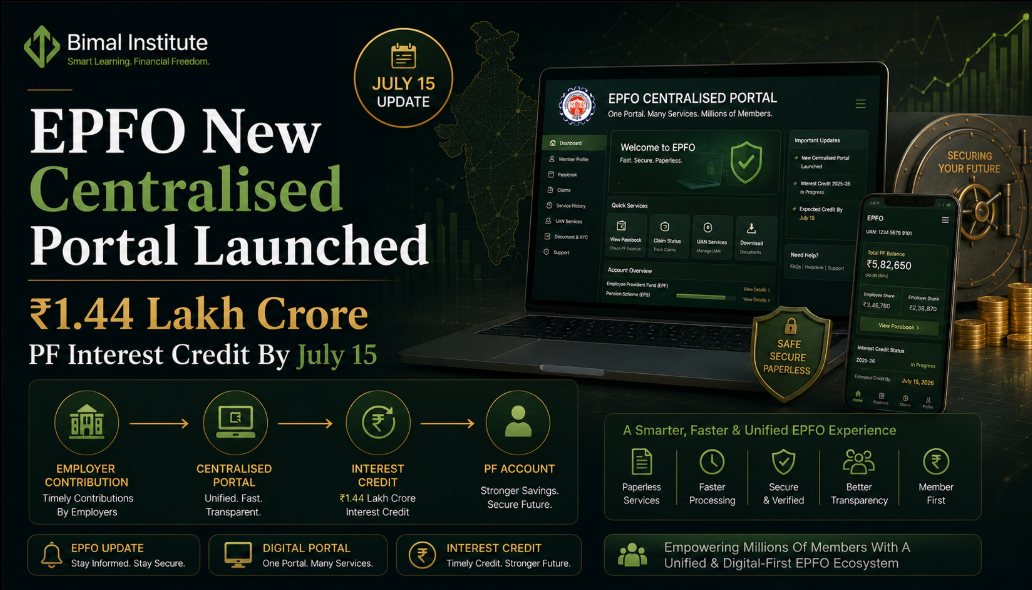 EPFO New Centralised Portal Launched: Rs 1.44 Lakh Crore PF Interest Credit by July 15
