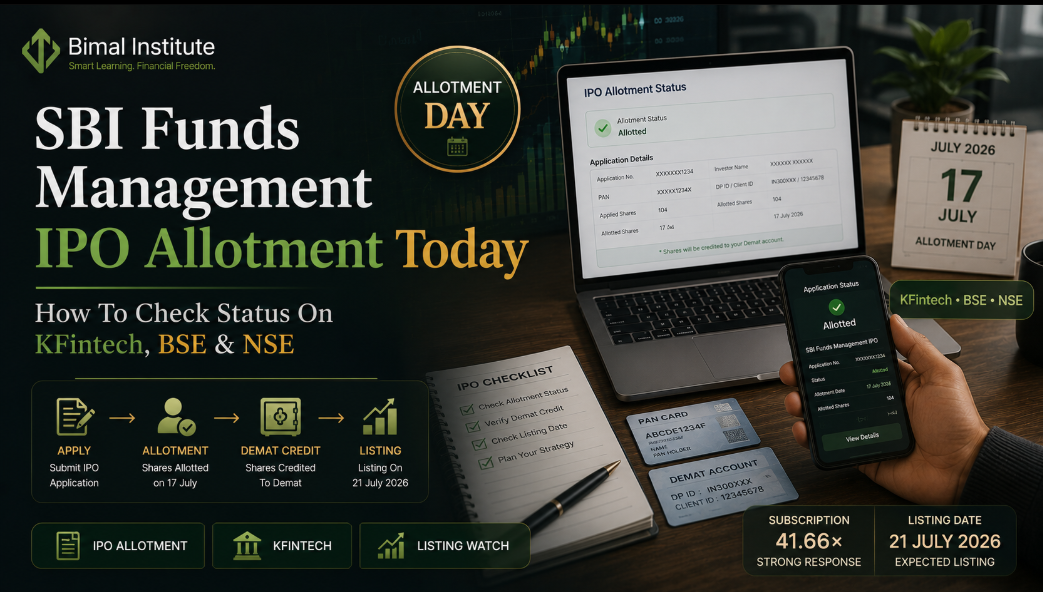 SBI Funds Management IPO Allotment Today: How to Check Status on KFinTech, BSE, NSE