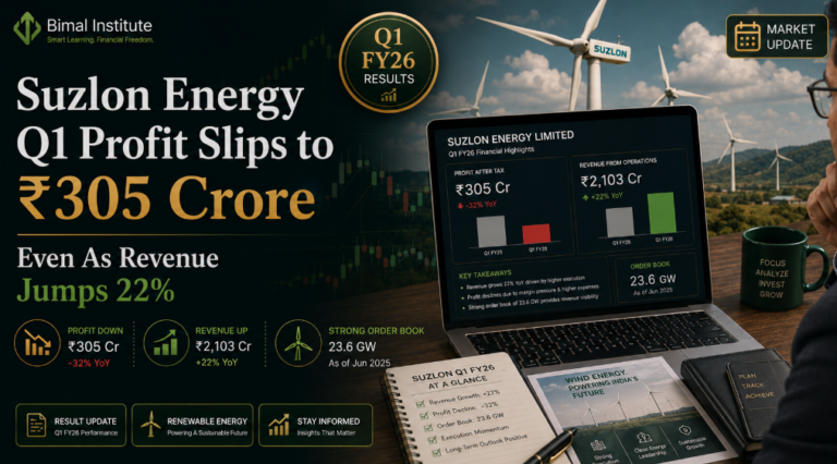 Suzlon Energy Q1 Profit Slips to Rs 305 Crore Even as Revenue Jumps 22%