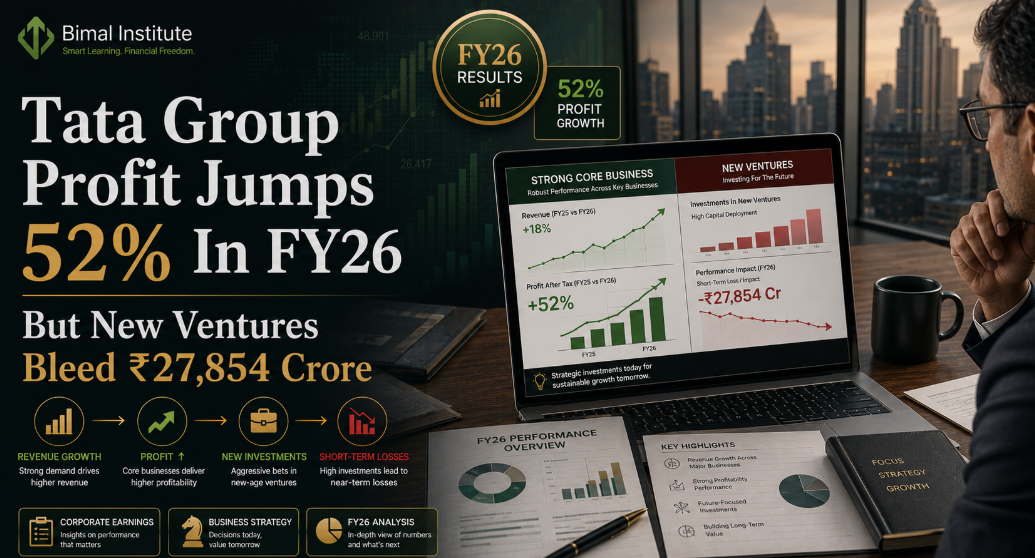 Tata Group Profit Jumps 52% in FY26, but New Ventures Bleed Rs 27,854 Crore