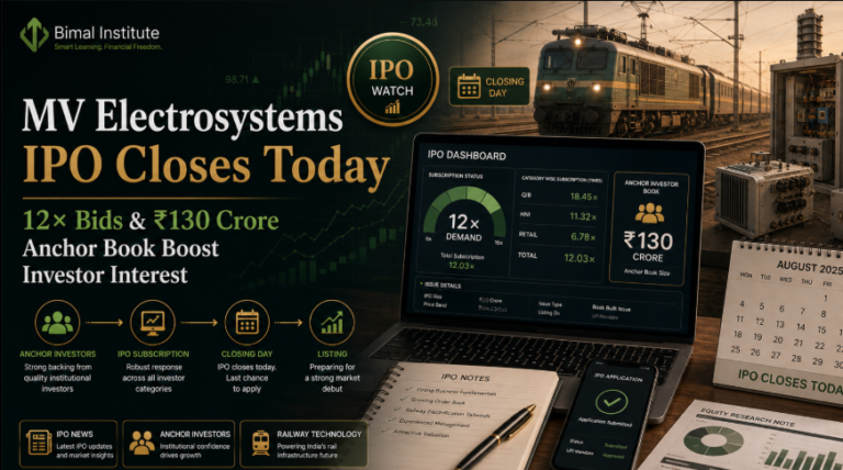 MV Electrosystems IPO Closes Today with 12x Bids and Rs 130 Crore Anchor Book