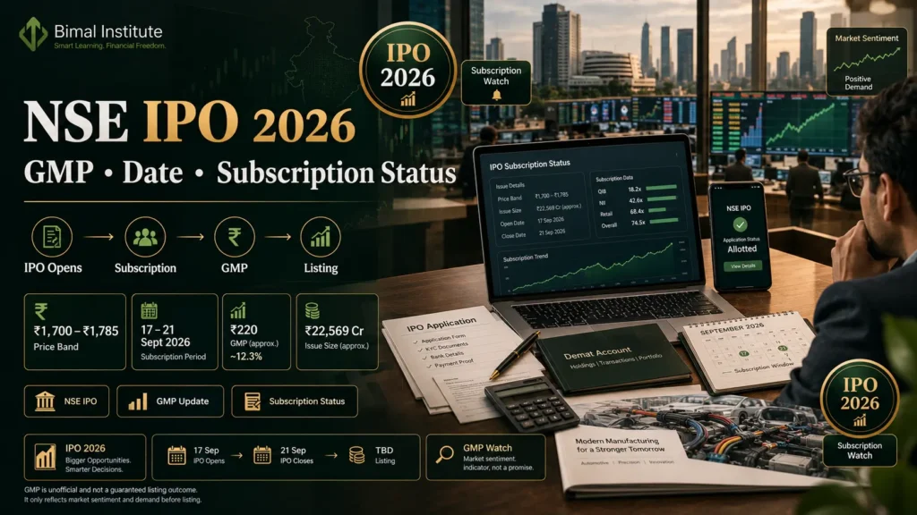 NSE IPO 2026: GMP Today, Dates, Price Band and Subscription Status Explained