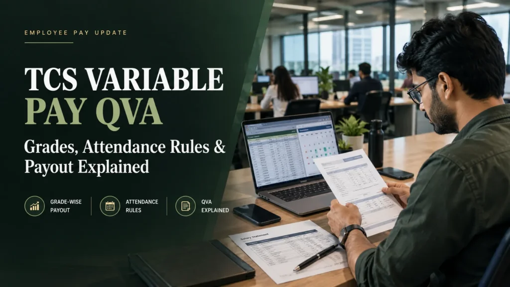 TCS Variable Pay: QVA Rules, Grades and Attendance