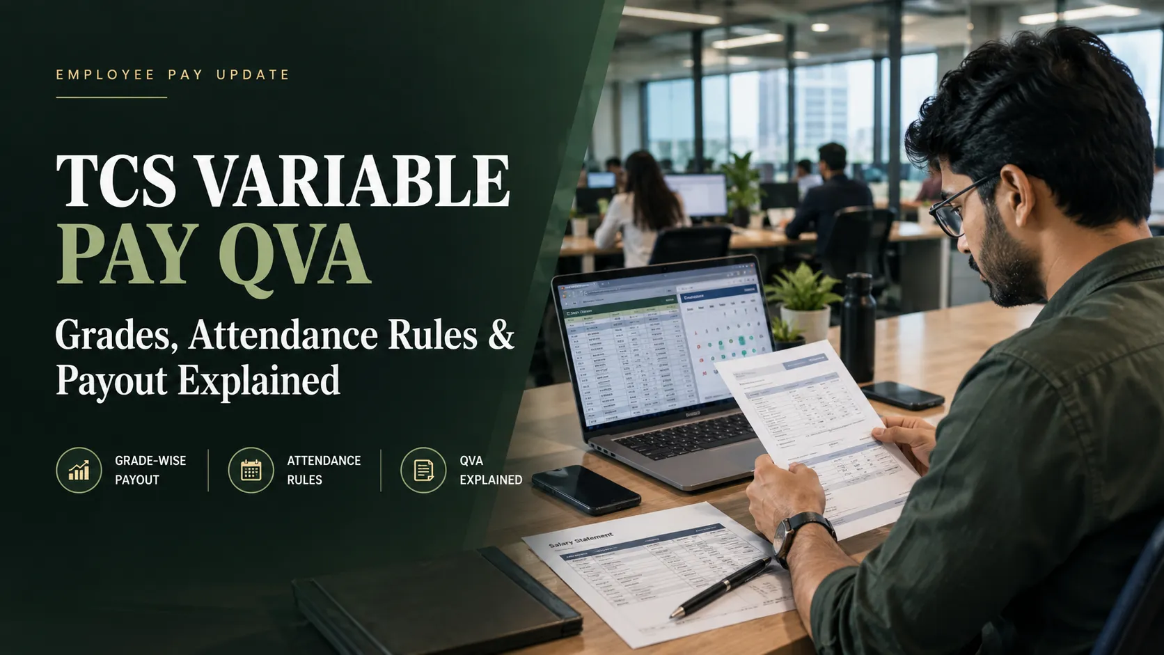 TCS Variable Pay: QVA Rules, Grades and Attendance